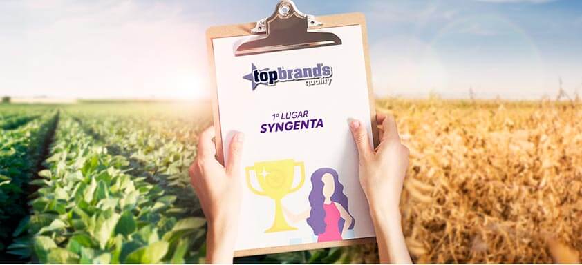 Syngenta conquista 1° lugar no Top Brands Quality 2020