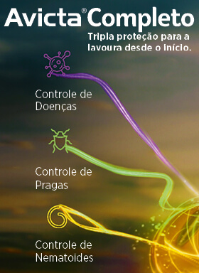 Banner do tratamento de sementes industrial Avicta Completo