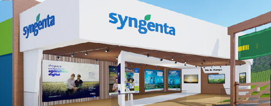 Estande da Syngenta na Coopercitrus Expo