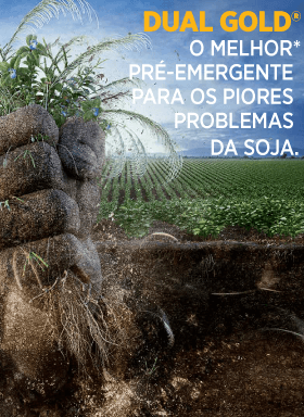 Banner do herbicida Dual Gold