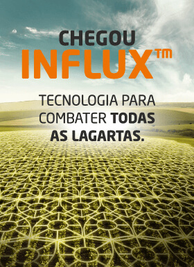 Banner do inseticida Influx