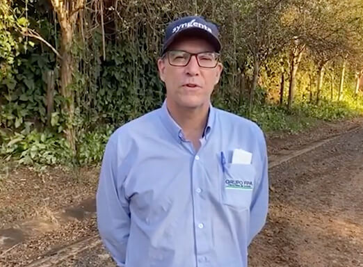 Imagem do gerente agrícola Eduardo Rodrigues Alves.