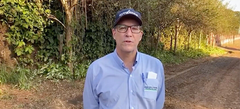 Imagem do gerente agrícola Eduardo Rodrigues Alves.