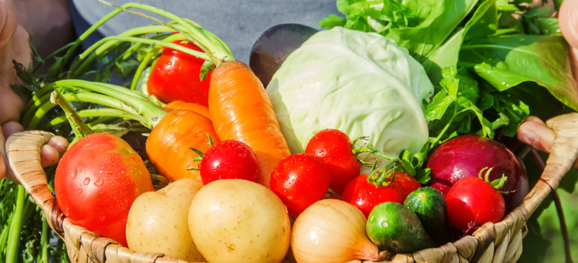 Variedade de hortifrútis