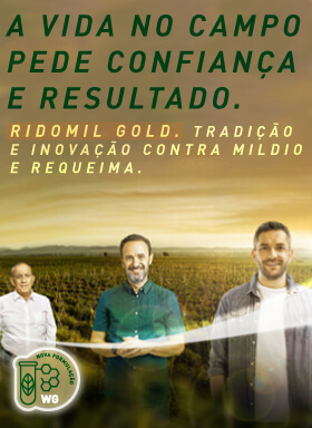 Banner do fungicida Ridomil Gold WG