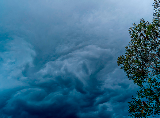 Clima chuvoso por conta da La Niña
