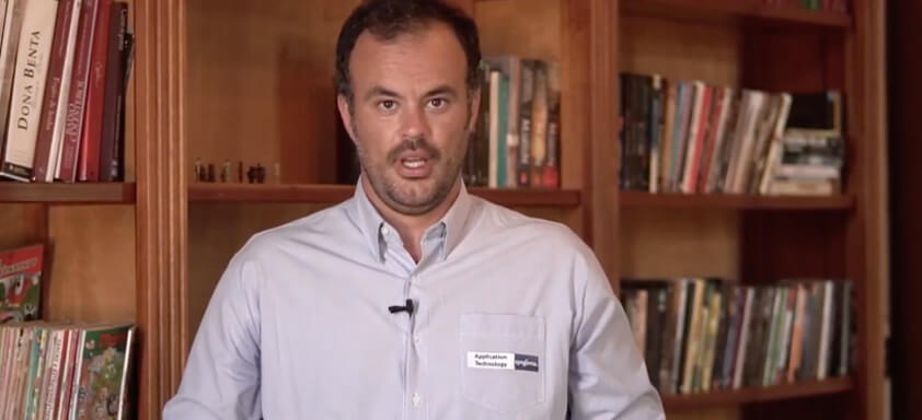 Foto de técnico da Syngenta