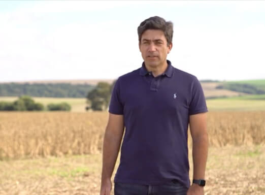 Produtor de soja Wilson Menin Jr.