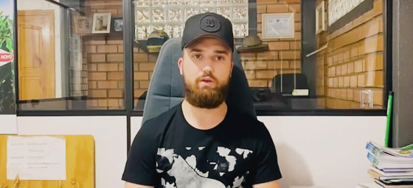 Produtor de soja Guilherme Rufato