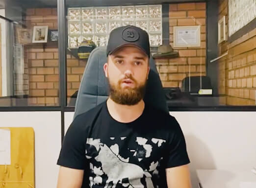 Produtor de soja Guilherme Rufato