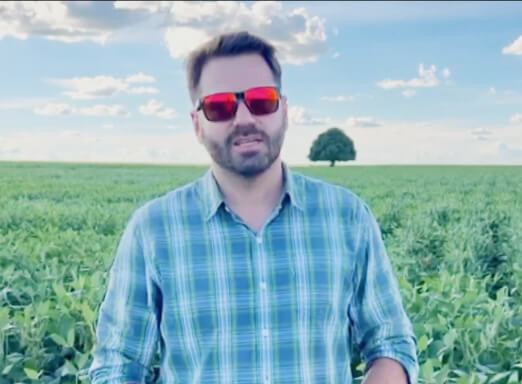 Produtor de soja Guilherme Tringer