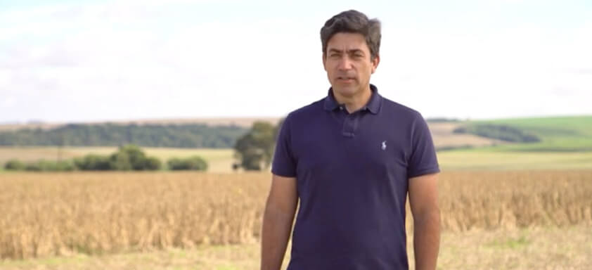 Produtor de soja Wilson Menin Jr.