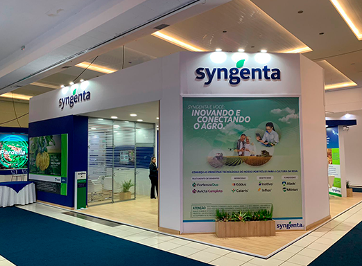Estande da Syngenta CBSoja