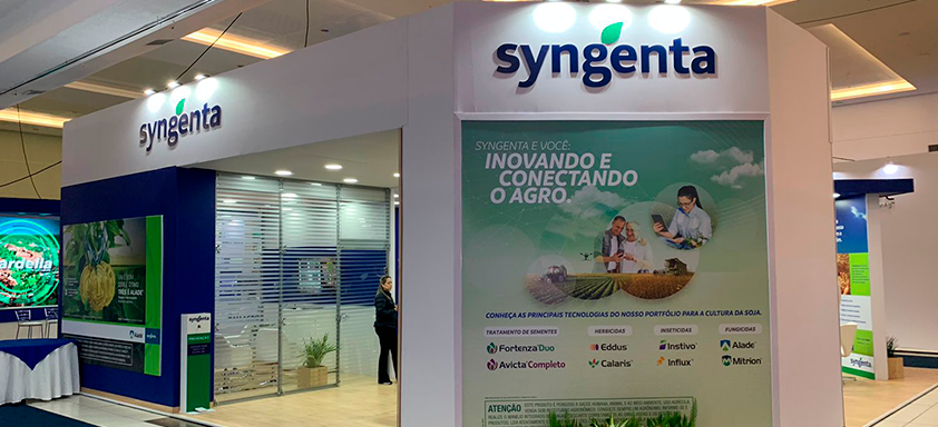 Estande da Syngenta CBSoja