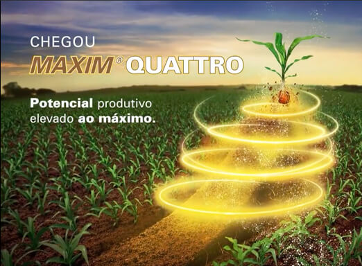 Banner do tratamento de sementes Maxim® Quattro