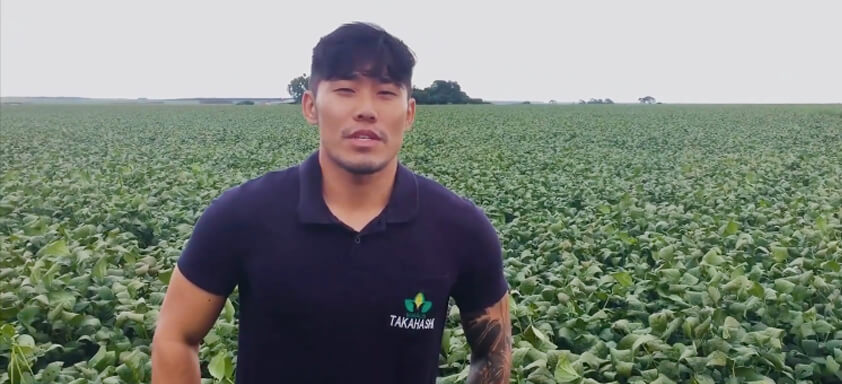 Produtor de soja Bruno Takahashi
