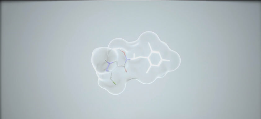 Ilustração da molécula Adepidyn