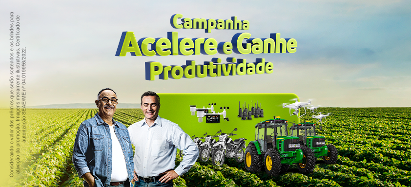 Campanha Acelere e ganhe produtividade