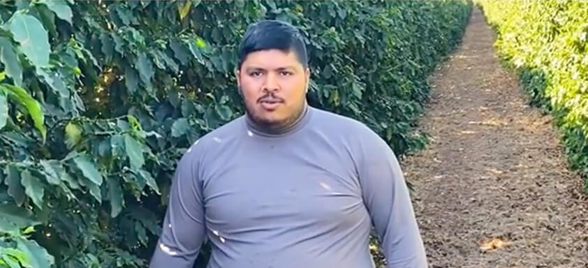 Produtor de café João Ambrósio