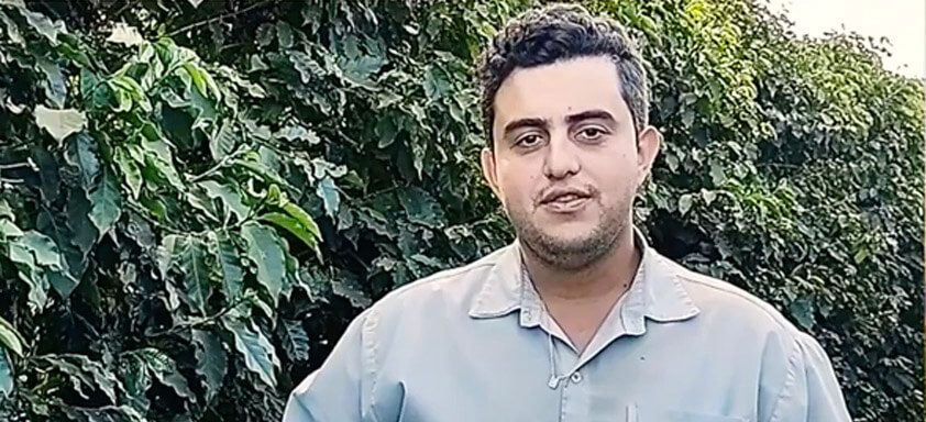 Produtor de café Marcos Machado