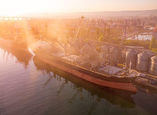 Exportação de milho