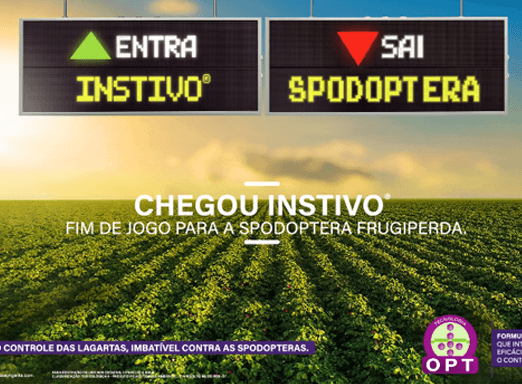 Entra Instivo. Sai Spodoptera.