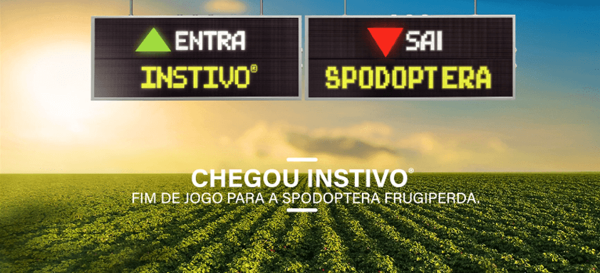 Entra Instivo. Sai Spodoptera.