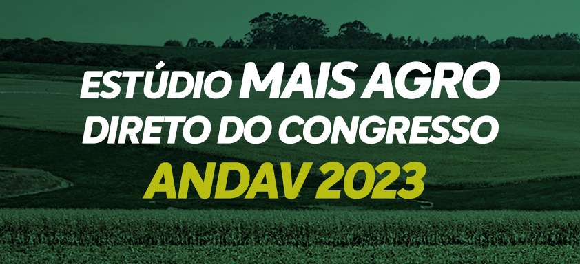 Estúdio Mais Agro direto do Congresso Andav 2023