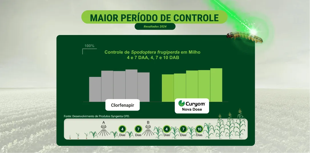 Posicionamento na cultura do milho