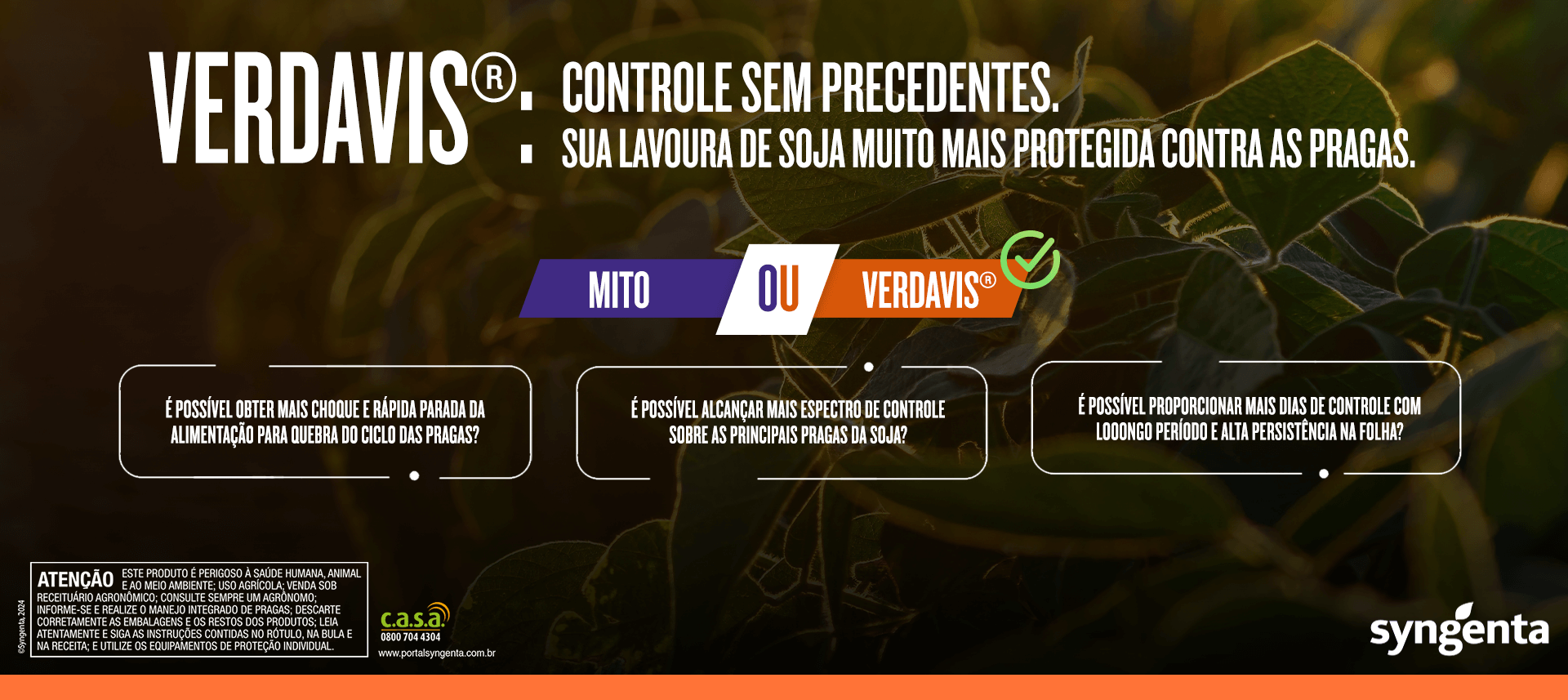 Posicionamento de Verdavis soja