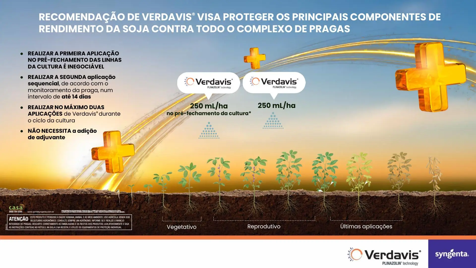Posicionamento de Verdavis soja